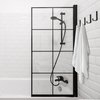 KIBAGA Stylish Bathroom Towel Hooks for Wall Mount Set of 4 - Beautiful, Sturdy & Easy to Install Metal Wall Hangers - Space Saving Matte Black Towel Holder - Your Perfect Bathroom Decor Addition