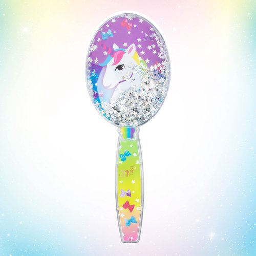 Jojo Siwa Unicorn Girls Confetti Hair Brush, Rainbow Color, Ages 3+