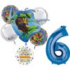 TMNT Theme 6th Birthday Party Supplies Ninja Turtle Mayhem Balloon Bouquet Decorations