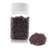 1000 Silicone Micro Link Rings 5mm Lined Beads Deadlocks for Hair Extensions Tool (1000Pcs(Pack of 1) (1000Pcs, Brown)