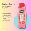 Dalan Natural Extracts Body Wash, with Fresh Pink Grapefruit & Aloe Vera & Sea Minerals, 15.2 fl oz (6 Pack, Grapefruit)