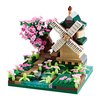 LUKHANG Four Seasons Flower House Plant Series 4 Miniature Building Blocks Set, Creative Tree House Flower and Plant Model DIY Gifts for Girls, Kids and Adults