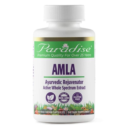 Paradise Herbs Organic Amla Extract with Vitamin C, Ayurvedic Rejuvenator, Gluten Free, Non GMO, ...