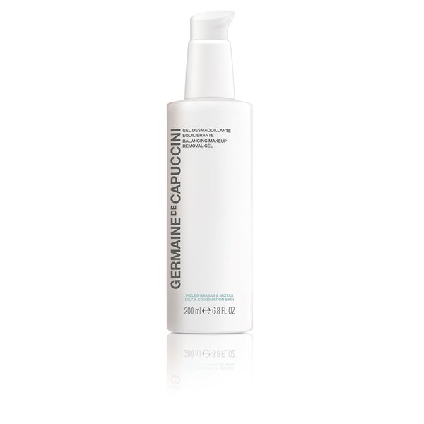 Germaine de Capuccini | OPTIONS - Balancing Facial Cleansing Gel - hydrating facial cleanser gel - Makeup Removal Gel - Deep cleansing gel - all skin types - 6.8 oz