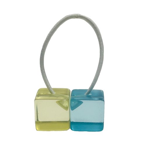Blue and Yellow Cubed Hair Tie | Bocchi the Rock! | Anime | Cosplay
