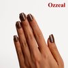 Ozzeal Gel Polish,1 Pcs 15ml Chocolate Brown Gel Nail Polish Autumn Winter Soak off LED UV Gel Nail Polish Art Starter Manicure Salon DIY Nail Gel Polish at Home for Girl Women