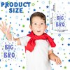 3 Pcs Big Brother Gifts for Boy 12 oz Blue Big Brother Cup Insulated Acrylic Tumbler with Lid and Straw Big Bro Mini Canvas Tote Bag Big Brother Bracelet for Littler Boy