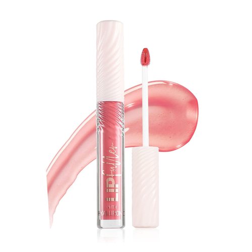 DLZZRS Hyaluronic Acid Lip Gloss Clear Lip Gloss Moisturizing Hydrating Lip Gloss Mirror Lip Glaze Oil Lip Filler Plumper Plumping Pearl Lip Gloss Natural Sheer Lip Gloss ​Vegan Tinted Lip Gloss(04#