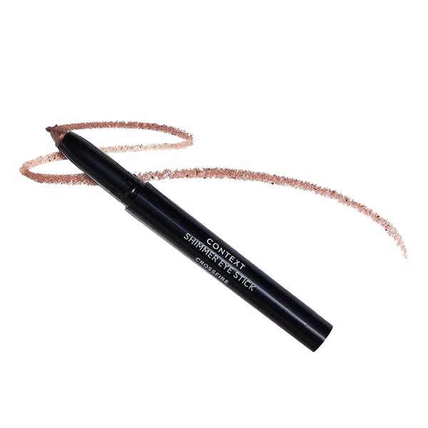 CONTEXT SKIN Shimmer Eye Stick - Crossfire | Creamy, Pigmented Copper | Eye Shadow Sticks for Effortless & Durable Wear | Radiant Application for Gorgeous Day & Night Looks | Easy-to-Apply