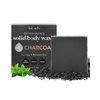 Kitsch Charcoal Soap Bar - Black Soap Bar for Detoxifying Skin | Charcoal Bar Soap for Men | Activated Charcoal Soap for Women Made in USA | Carbonic Soap Bar & Vegan Black Bar Soap for Oily Skin, 4oz