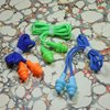 25 Pairs Corded Ear Plugs Soft Silicone Reusable Earplugs Noise Cancelling for Hearing Protection, Sleeping (Blue)