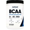 Nutricost BCAA Powder 2:1:1 (Unflavored, 60 Servings) - Vegetarian, Non-GMO, Gluten Free, Branched Chain Amino Acids