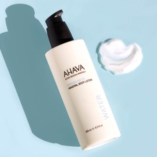 AHAVA Mineral Body Lotion - Daily Moisturizing & Hydrating Body Lotion, Original 8.5 fl.oz, 250 ml