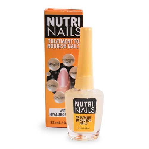 Amen Beauty Nutri Nails: Nail Strengthener with Proteins, Minerals, Hyaluronic Acid & Vitamins - Nail Hardener, Growth & Nail Biting Treatment for Damaged Nails and Adults.