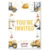 Soiceu Construction Birthday Party Invitations with Envelopes Set of 20 Construction Dump Truck Boy Birthday Party Invites Fill in Blank