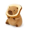 Ditucu Cute Capybara Plush Pillow with Wearable Toast Headgear Stuffed Animals Bread Capibara Plushies Toys Gifts for Kids 11 inch