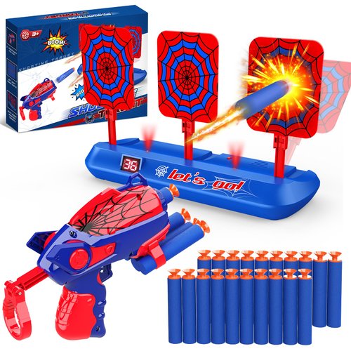 Yeriayha Shooting Toys for 3-12 Year Old Boys with Foam Dart, Shooting Game Toys Gifts for 3 4 5 6 7 8 9 10 11 Years Old Boys Kids Shooting Targets Toy for Boys Age 4-6 6-8 8-12 Xmas Gift