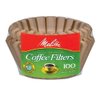 Melitta Basket Coffee Filters, 8-12 Cup, Natural Brown,100 Ea (1)