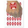Lifeguard Lifesaver Buoy Temporary Tattoo Water Resistant Fake Body Art Set Collection - 54 1" Tattoos (1 Sheet)