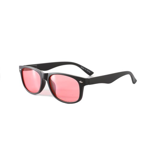 SomniLight FL-41 Light Sensitivity Glasses for Florescent Light Sensitivity, Photophobia, and Migraines (Wayfarer Style)