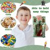 ArowlWesh Medieval Knight Party Favor Bags - 50Pcs Plastic Medieval Castle Candy Treat Gift Bag with Handles Snack Goodie Bags for Kids Medieval Knight Theme Birthday Party Supplies Baby Shower Decor