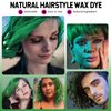 Green Temporary Hair Dye Wax Natural Instant Hair Color Wax Pomades 4.23 oz, Hair Styling Clay for Party, Cosplay, Halloween, Christmas