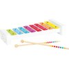 small foot 11117 Wooden Xylophone Sound Colourful Musical Instrument for Children with Sheet Music from 18 Months