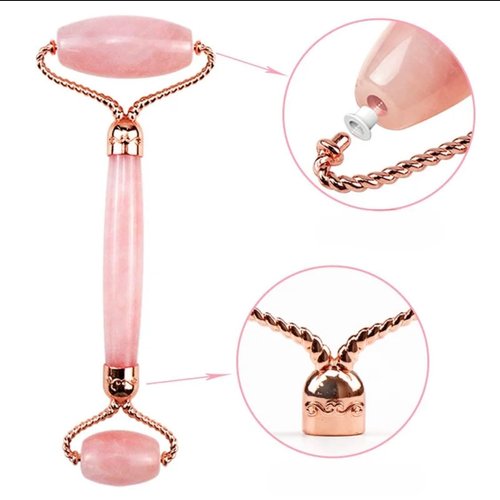 Pink Butterfly Facial Roller and Gua Sha Tool Set – Complete Gua Sha Facial Tool Kit with Pink Roller and Face Massager for Women – Butterfly Guasha Face Tool for Lifting – Facial Roller Guasha Set