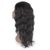 X-TRESS Body Wave Lace Front Wigs 13x1 Small Lace Synthetic Wavy Wig for Women Heat Friendly Swiss Lace with Baby Hair 23 Inches Dark Brown