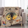 Football Throw Blanket Sports Rugby Football Gifts for Kids Girls Boys Adults Women Men Soft Cozy Warm Plush Fluffy Fuzzy Fleece Ball Games Competition Blanket Home Decor 40''X50''