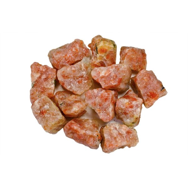 Hypnotic Gems Materials: 1 lb Sunstone Stones from Asia - Rough Bulk Raw Natural Crystals for Cabbing, Tumbling, Lapidary, Polishing, Wire Wrapping, Wicca & Reiki Crystal Healing