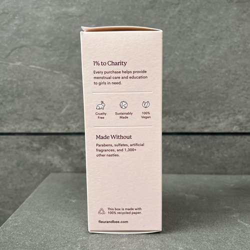 FLEUR & BEE Face Wash | 100% Vegan & Cruelty Free | Non Drying, Gentle, Daily Use | Dermatologist Tested Facial Cleanser with Natural and Organic Ingredients | So Clean (3.7 Fl Oz)