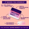 Unicorn Snot Face & Body Glitter Gel - Cosmetic-Grade Holographic Glitter - Stocking Stuffers for Women, Gifts for Teen Girls - Safe and Easy Application & Removal - Pink Glitter, 1.7oz (Flamingo)