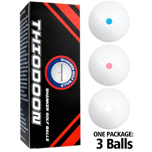 THIODOON 3 Pack Gender Reveal Exploding Golf Balls Prank Golf Balls Funny Joke for Golfers Best Gift for Expecting Parents 3 Piece Set（Blue & Pink & White）