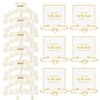 DEEKA 12 Pcs Bridesmaid Proposal Gifts, Pearl Hair Claw Clips & Bridesmaid Knot Bracelet Bachelorette Party Wedding Favors Bridal Party Present Hair Accessories for Women(Gold Bracelets)
