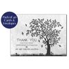 Funeral thank you cards with envelopes Celebration of life Floral Tree acknowledgment memorial Sympathy Christian Thank you notes (40 Pack)