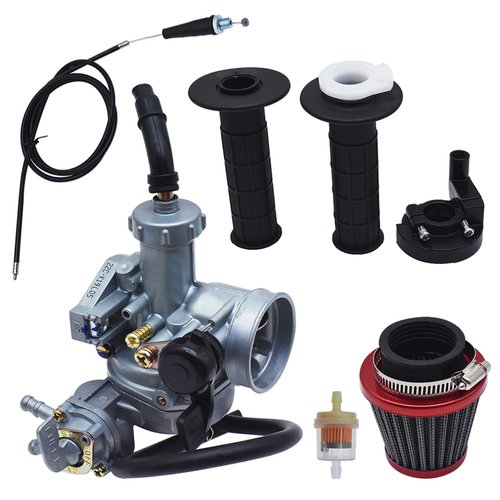 labwork Carburetor and Throttle Cable and Handle Bar and Air Filter Replacement for Honda CT90 Trail 1966-1979 CT110 Trail 1980-1986 Carb