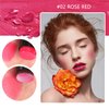LOKFAR Cream Blush Stick for Cheeks Blush Makeup - 2 in 1 Multi Stick Blush for Cheeks Tint & Eyes & Lips, Cheek Makeup Stick Makeup Blush with Brush, Waterproof Creme Blush (#02 Rose Red)