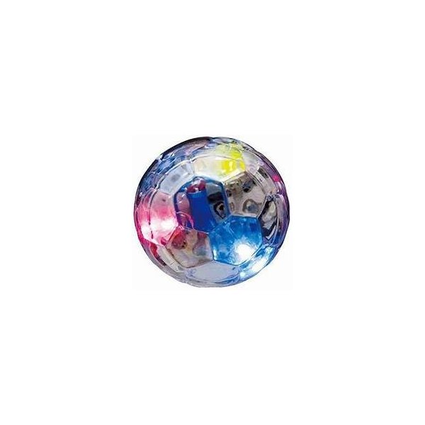 Spotbrites LED Motion Activated Rainbow Ball for Cats LED Rainbow Ball Cat Toy - Pack of 4