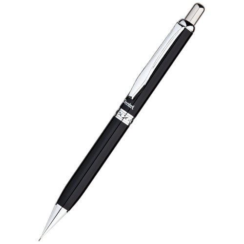 Pentel Libretto Roller Gel Pen and Pencil Set with Gift Box, Pen 0.7mm and Pencil 0.5mm, Black Barrels (K6A8A-A)