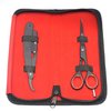Hair Cutting Scissor and Razor Barber Shears Beauty Scissor Stainless Steel Razor Grooming Kit