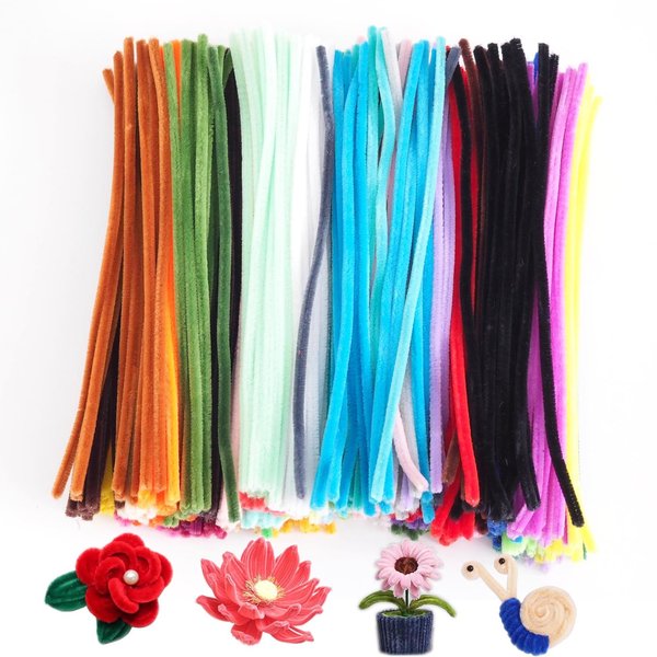 Xiufortion 430pcs（43 colors mixed） Pipe Cleaners Craft Chenille Stems for DIY,Crafts, Pipe Cleaner Crafts, Art and Craft Supplies