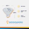 Technical Precision 300W 120V Projector Bulb Replacement for Eversmart Carousel 600h MR16 Halogen Lamp - GY5.3 2 Flat Pins - 3350K - 1 Pack