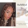 NAISKA 15PCS Hair Jewelry for Braids and Dreadlocks - Metal Braid Clips, Non-Piercing Ear Cuffs, Beard Accessories for Women and Men
