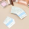 300 Pieces Makeup Hand Palette Single Use Makeup Mixing Palette, Transparent Waterproof Makeup Palettes Cosmetic Makeup Palette, Adhesive Artist Cosmetic Makeup Palette for Makeup Artist (transparent)
