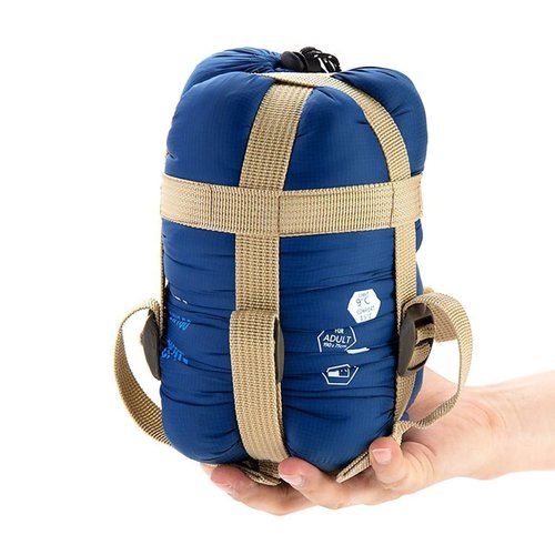 ECOOPRO Warm Weather Sleeping Bag - Portable, Waterproof, Compact Lightweight, Comfort with Compression Sack - Great for Outdoor Camping, Backpacking & Hiking-83 L x 30" W Fits Adults