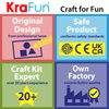 KRAFUN My First Felt Kit Animal Craft Kit for Kids and Toddlers, Boys and Girls Age 3-8 Years Old, Include 6 DIY Handmade Arts and Crafts Projects, Activities Supplies Box Preschool Creative Toys