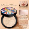 2024 New Mushroom Head Air Cushion CC Cream - Apartment Air Cushion CC Cream, BB Cream Face Make Up, Long-Lasting Matte Waterproof Moisturizing Concealer Beauty (Brighten)