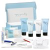 H2O Therapy Amenity & Accessory Kit | 0.85 oz Travel Size Shampoo, Conditioner, Lotion, Body Wash, Massage Bar, Cleansing Bar, Shave & Dental Sets, Make-Up Remover Wipes, & Vanity Kit | 1 set per case