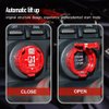 𝙊𝙧𝙞𝙜𝙞𝙣𝙖𝙡 | Push Start Button Cover, Metal Mecha Car Engine Start Stop Button Cover Protector, Cool Car Accessories Interior Decor Sticker Decals Motorcycle Key Ignition Switch Cover, Red
